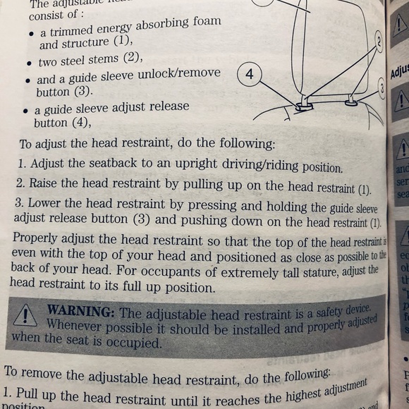 Adjustable Head Restraints - Picture 8 of 8